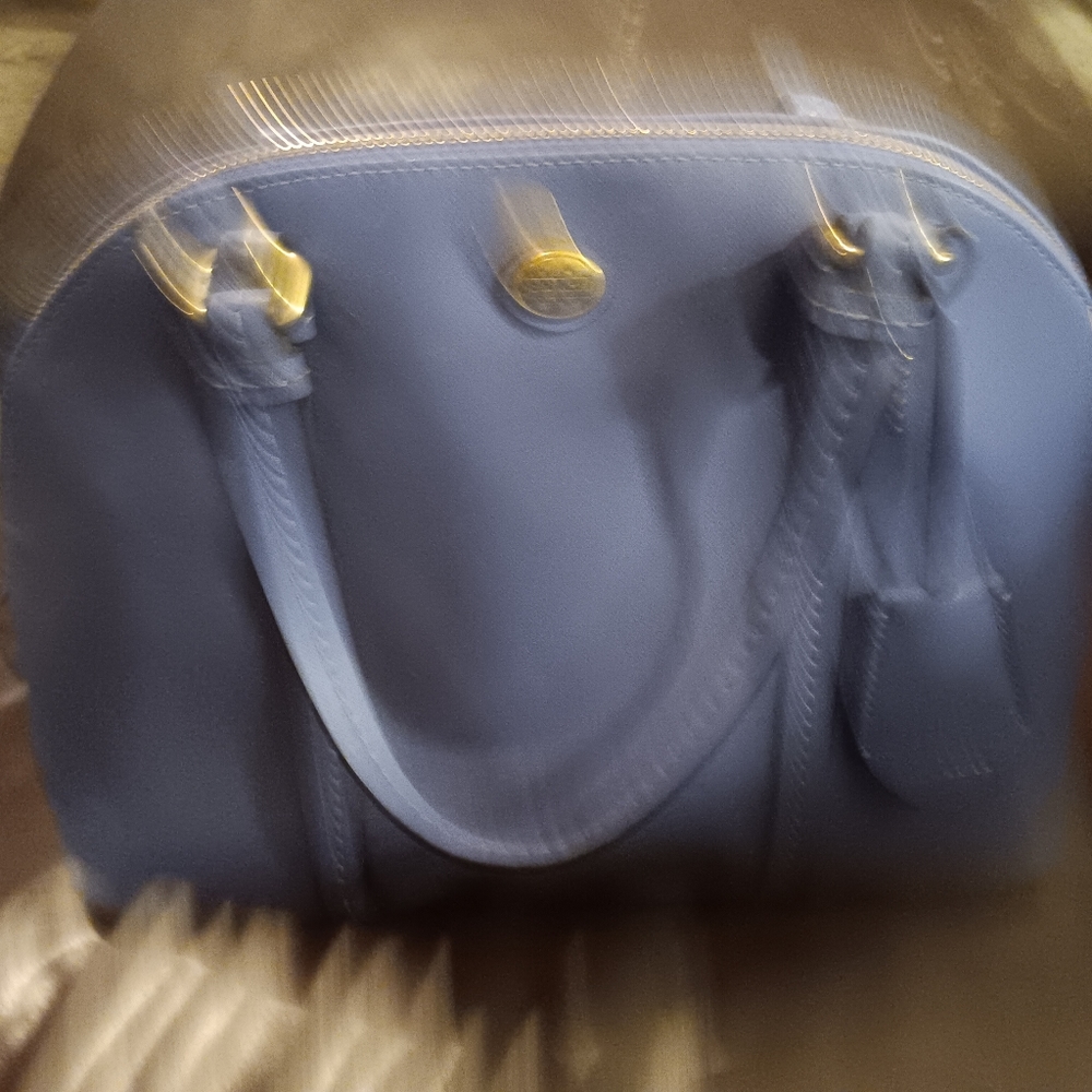 Blue Authentic Coach Purse - Picture 3 of 3